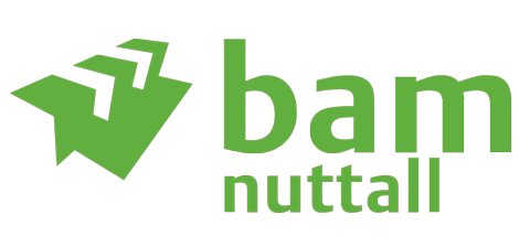 We've done work with bam nuttall Logo for bam nuttall
